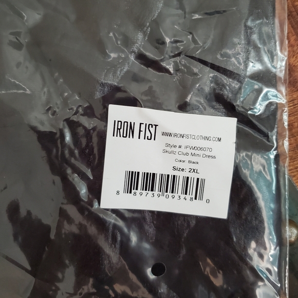 ☠ Iron Fist Skullz Club Mini Dress ☠ - Picture 14 of 16